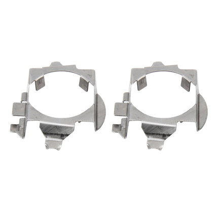 1 Pair H7 LED Headlight Bulb Retainers Holder Adapter for Volkswagen Touareg SAAB Mercedes Benz B Class ML, For VW/Benz B Class