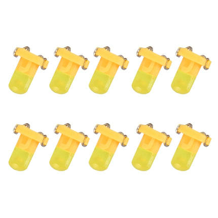 10 PCS 2W T3 Wedge Instrument Panel LED Light Dashboard Gauge Cluster Indicator Lamp Bulb, 2W T3, T3