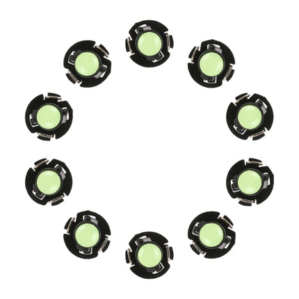 10PCS 2W T4.2 Wedge Instrument Panel LED Light Dashboard Gauge Cluster Indicator Lamp Bulb, 2W T4.2, T4.2