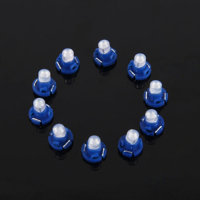 10PCS 2W T4.2 Wedge Instrument Panel LED Light Dashboard Gauge Cluster Indicator Lamp Bulb, 2W T4.2, T4.2