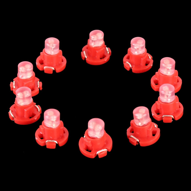 10PCS 2W T4.2 Wedge Instrument Panel LED Light Dashboard Gauge Cluster Indicator Lamp Bulb, 2W T4.2, T4.2