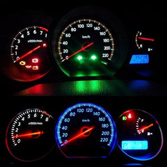 10PCS 2W T4.7 Wedge Instrument Panel LED Light Dashboard Gauge Cluster Indicator Lamp Bulb