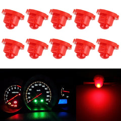10PCS 2W T4.7 Wedge Instrument Panel LED Light Dashboard Gauge Cluster Indicator Lamp Bulb