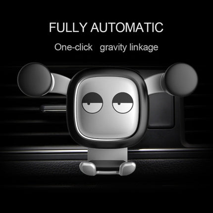 Big Eyes Pattern Gravity Cartoon Air Vent Car Mount Phone Holder, Big Eyes(Black), Big Eyes(Silver)