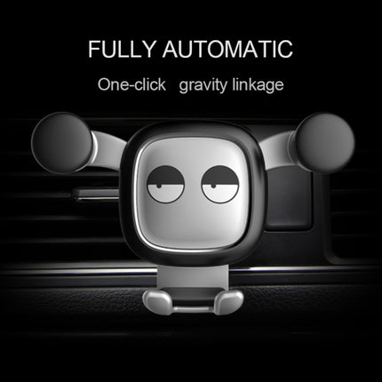 Big Eyes Pattern Gravity Cartoon Air Vent Car Mount Phone Holder, Big Eyes(Black), Big Eyes(Silver)