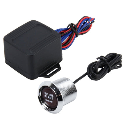 One-button Start Starter Switch with Illumination Engine Start Pivot Illumination Starter with Lighting, With Blue Lighting, With Red Lighting