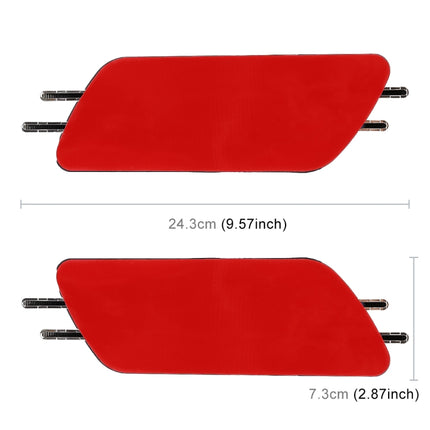 2 PCS Car-Styling Random Decorative Sticker, 6 in 1