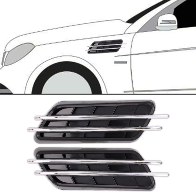 2 PCS Car-Styling Random Decorative Sticker, 6 in 1