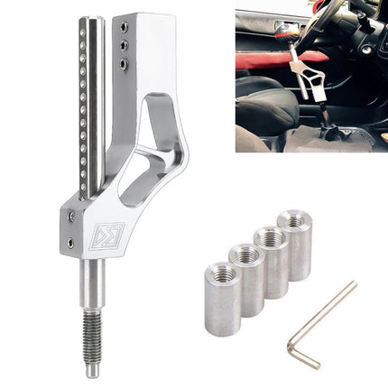 Car Modification Heightening Gear Shifter Extension Rod Adjustable Height Adjuster Lever Shift Lever with Adapters for Honda