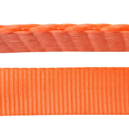 5m x 5cm 8 Tons Towing 2 Tons Lifting High Strength Heavy Duty Vehicle Lifting Towing Pull Strap Rope, Random Color Delivery