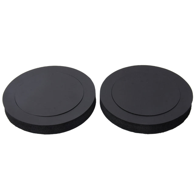 2 PCS Car Sound Insulation Speaker Soundproof Cotton with Self Adhesive Car Sound Insulation Cotton, Outer Diameter : 19.5 cm, Inner Diameter: 14.3 cm, Car Speaker Soundproof Cotton