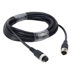 10m M12 4P Aviation Connector Video Audio Extend Cable for CCTV Camera DVR, 10m