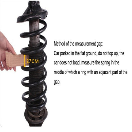 Pairs Car Auto B+ Type Shock Absorber Spring Bumper Power Cushion Buffer, Spring Spacing: 35mm, Spring Diameter: 160mm, B+Type(Spring Spacing: 38mm, Height: 72mm)