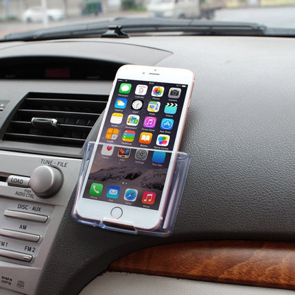 SHUNWEI Car Storage Bag Car Storage Box Bonded Phone Holder Transparent Mobile Phone Box