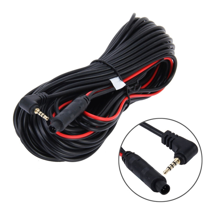 9m 4P Male & 2.5mm Female to 2.5mm Reversing Camera Extension Cord Rearview Mirror Vehicle Traveling Data Recorder Video Conversion for BMW, 9m 4P