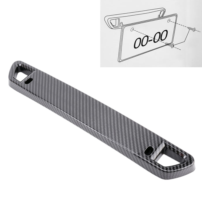 Universal Car License Holder Number Plate Frame Full Carbon Fiber License Plate Holder, Full Carbon Fiber License Plate Holder