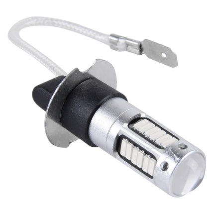 2 PCS H3 10W 30 SMD-4014 LEDs Car Fog Light, DC 12V, H3 (White Light), H3 (Blue Light), H3 (Pink Light), H3 (Ice Blue Light), H3 (Orange Light), H3 (Red Light)