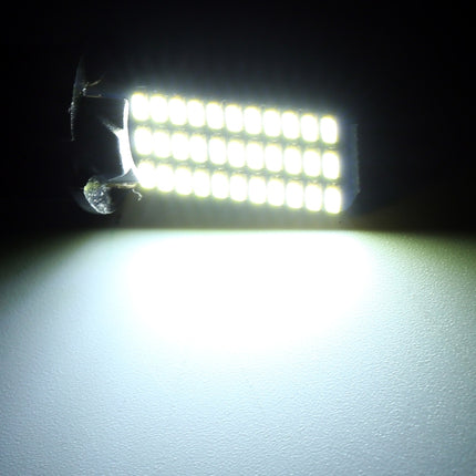 2 PCS T10 / W5W / 168 / 194 DC12V 1.2W 6000K 80LM 33LEDs SMD-3014 Car Reading Lamp Clearance Light, with Decoder, T10 / W5W / 168 / 194