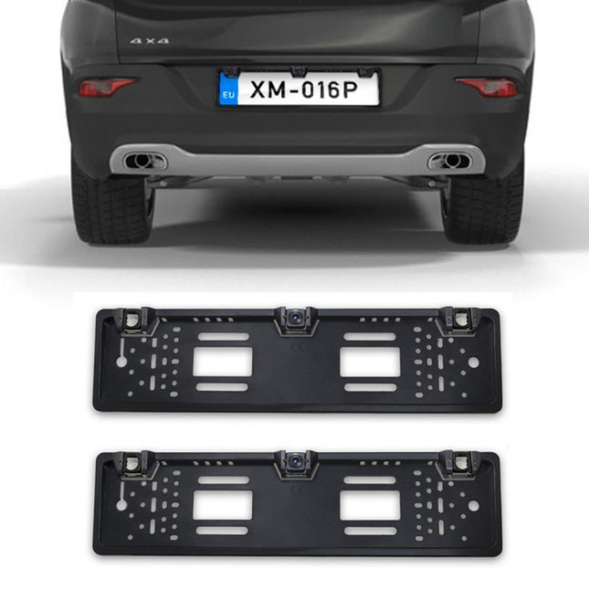 PZ600L-2 Europe Car License Plate Frame Front Rear View Camera, PZ600L-2