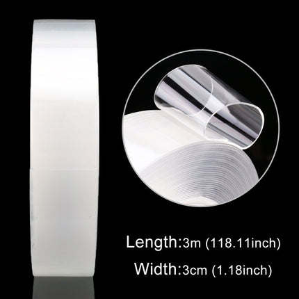 Acrylic Rubber Kitchen and Bathroom Waterproof Moisture-proof Tape Mildew Proof Stickers Size: 3cm x 3m, Thickness: 0.5mm