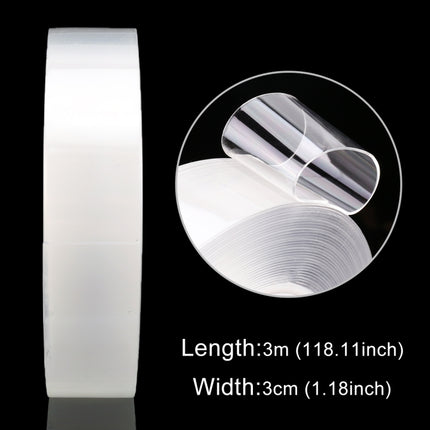 Acrylic Rubber Kitchen and Bathroom Waterproof Moisture-proof Tape Mildew Proof Stickers Size: 3cm x 3m, Thickness: 0.5mm, 3cm x 3m