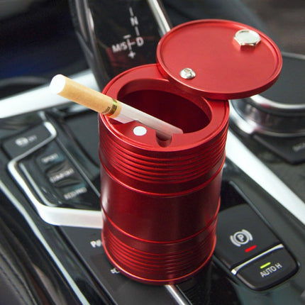 Universal Portable Car Metal Trash Rubbish Bin Ashtray