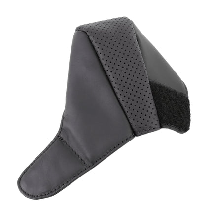 Universal Nonslip Breathable Genuine Leather Car Gear Shift Knob Cover