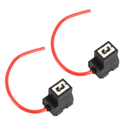 2 PCS Car H1 / H3 Bulb Holder Base Female Socket with Wire, H1 / H3