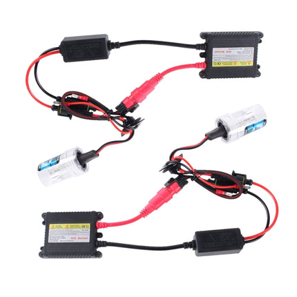 2PCS 35W H1 2800 LM Slim HID Xenon Light with 2 Alloy HID Ballast, High Intensity Discharge Lamp, Color Temperature: 4300K, H1