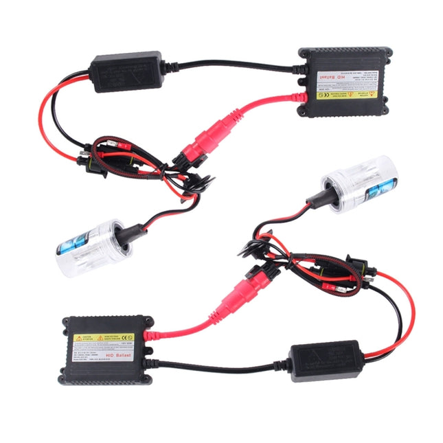2PCS 35W H1 2800 LM Slim HID Xenon Light with 2 Alloy HID Ballast, High Intensity Discharge Lamp, Color Temperature: 4300K, H1