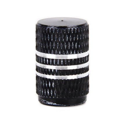4PCS Metal Plated Circular Shape Universal Tire Valve Stem Cap With White Diamond, Circular Shape