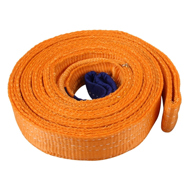 ZONGYUAN ZY-0223 Car 5m×5cm 8 Ton Towing 2 Ton Lifting Rope Straps High Strength Cable Cord Heavy Duty Recovery Securing Accessories for Cars Trucks(No Hook), 5m×5cm no hook