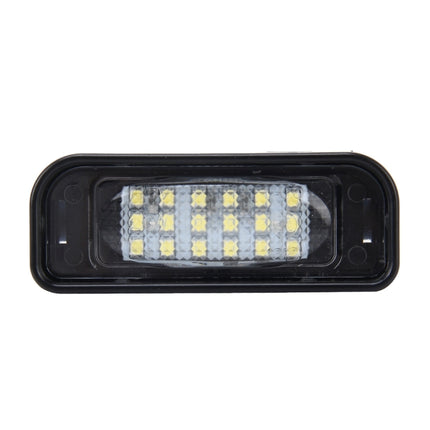 2 PCS License Plate Light with 18  SMD-3528 Lamps with Canbus for Mercedes-Benz W220,2W 120LM,6000K, DC12V(White Light), For Benz W220