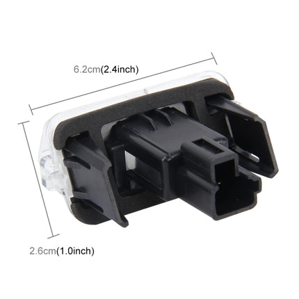 2 PCS License Plate Light with 18  SMD-3528 Lamps for Toyota,2W 120LM,6000K, DC12V(White Light), For Toyota1