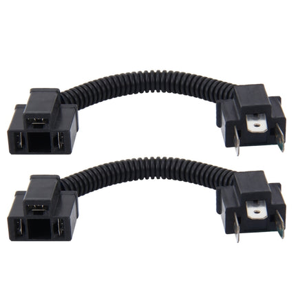 2 PCS H4 Car HID Xenon Headlight Male to Female Conversion Cable, H4
