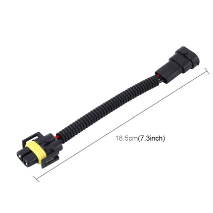 2 PCS H11 Car HID Xenon Headlight Male to Female Conversion Cable, H11