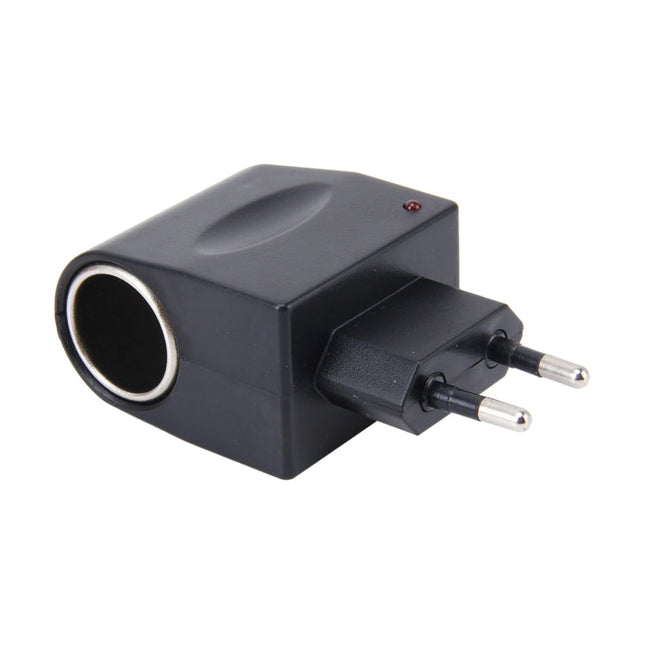 6W Vehicle Power Inverters 220V AC/DC to 12V DC with Car Cigarette Lighter Socket Adapter Converter Vehicle Amplifier Power Output: DC 12V 500mA(EU Plug), 12V 500mA(EU Plug)