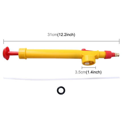 10pcs High Pressure Plastic Bottle Drink Beverage Trolley Gun Spray  Reciprocating Sprayer Coke Bottle Sprayer Manual Pressure Sprayer, Random Color Delivery, 10 PCS