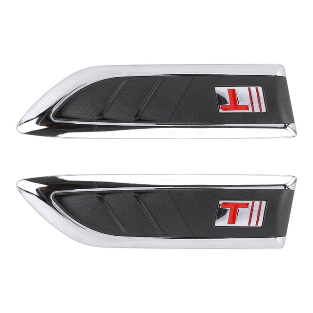 2 PCS Car Side Air Intake Flow Vent Fender Decorative Stickers Cover, Side Air Intake Flow Vent Cover