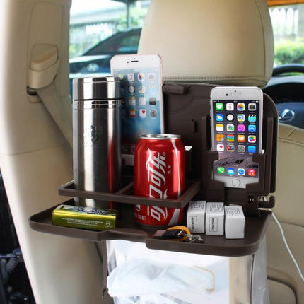 SHUNWEI SD-1509 Car Auto Back Seat Folding Table Drink Food Cup Tray Holder Stand Desk Multi-purpose Travel Dining Tray, SD-1509, Travel Dining Tray
