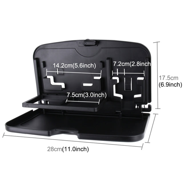 SHUNWEI SD-1509 Car Auto Back Seat Folding Table Drink Food Cup Tray Holder Stand Desk Multi-purpose Travel Dining Tray, SD-1509, Travel Dining Tray
