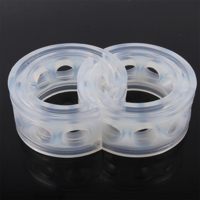 2 PCS Car Auto C+ Type Shock Absorber Spring Bumper Power Cushion Buffer, Spring Spacing: 32mm, Colloid Height: 60mm, C+ Type（Spring Spacing: 32mm, Height: 60mm）
