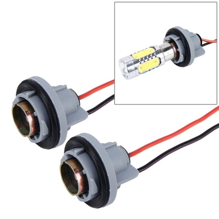 2 PCS Car Auto LED Bulb Socket Holder (No Including Light), 1156, 1157, 7440, 7443, 9005, 9006, H1/H3, H4, H7, H8/H11, T10