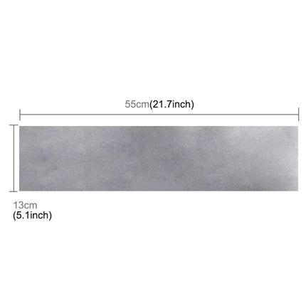 Car Auto Aluminum 55cm × 13cm Rear Warning Sign Sticker for Truck and Van, 55cm × 13cm