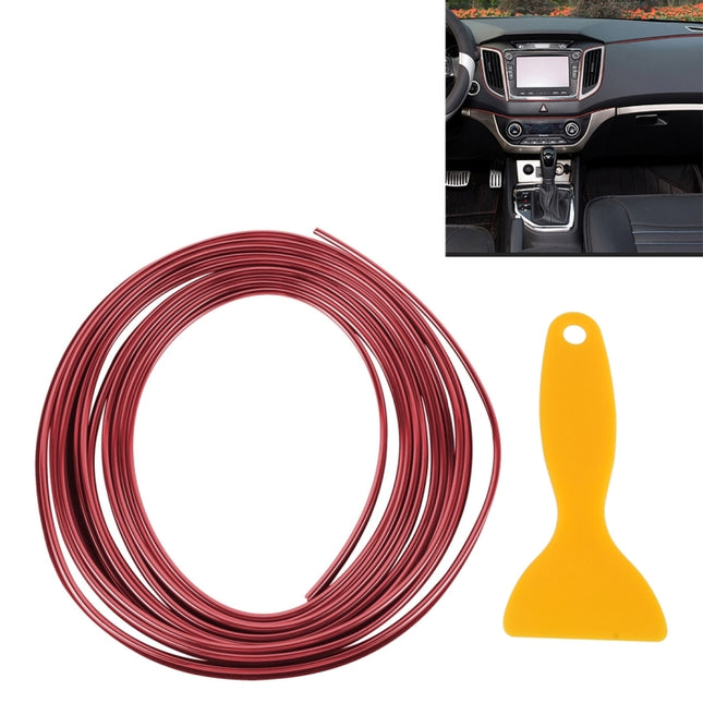 5m Flexible Trim For DIY Automobile Car Interior Exterior Moulding Trim Decorative Line Strip with Film Scraper