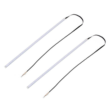 2 PCS 30cm DC12V 4.2W Ultra-thin Car Auto Double Colors Turn Lights / Running Lights, with LED SMD-2835 Lamp Beads (Turn Lights: Yellow Light; Running Lights: White Light), Turn Lights: Yellow Light; Running Lights: White Light