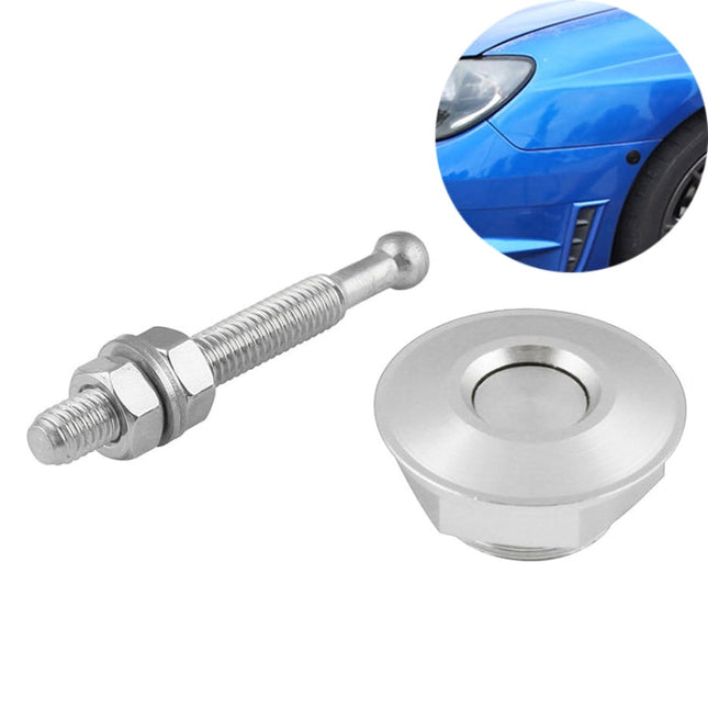 Car Mini Stainless Steel Quick-pins Push Button Billet Hood Pins Lock Clip Kit, Mini Stainless Steel (Silver), Mini Stainless Steel (Black)