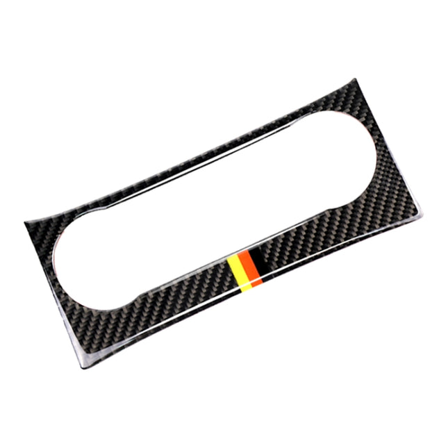 Car German Flag Carbon Fiber Air Conditioning Knob Control Panel Decorative Sticker for Mercedes-Benz W204 C Class 2011-2013
