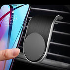 Air Outlet Mobile Phone Holder / Black