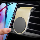 Air Outlet Mobile Phone Holder / Gold